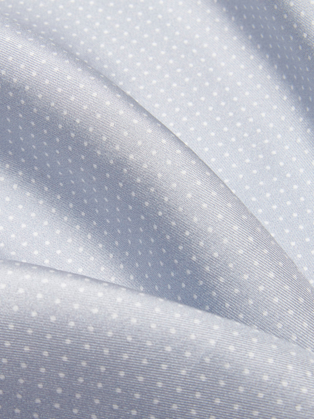 Polka Dot Pocket Square Pearl Blue