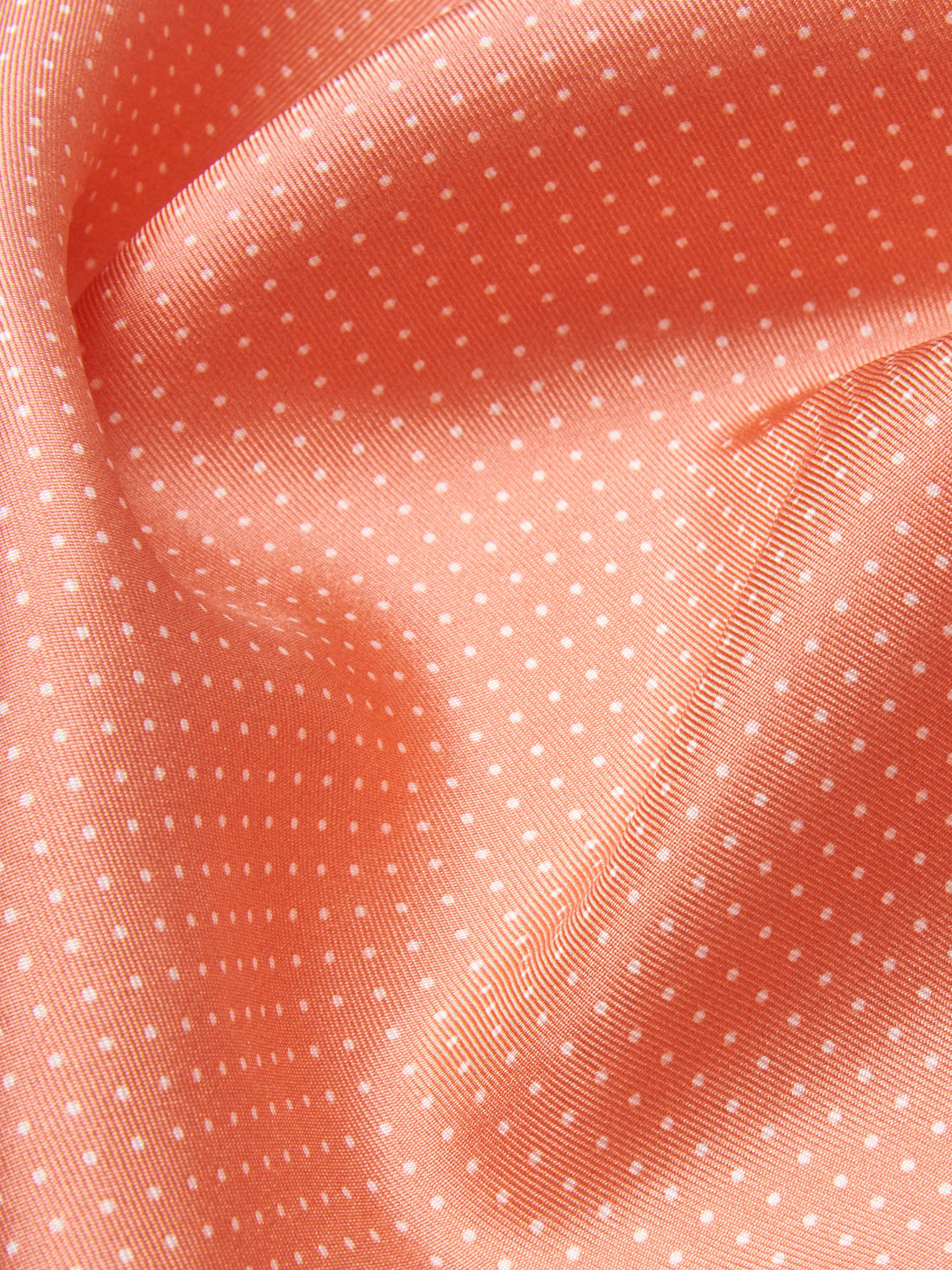 Polka Dot Pocket Square Coral Haze