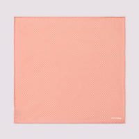 Polka Dot Pocket Square Coral Haze