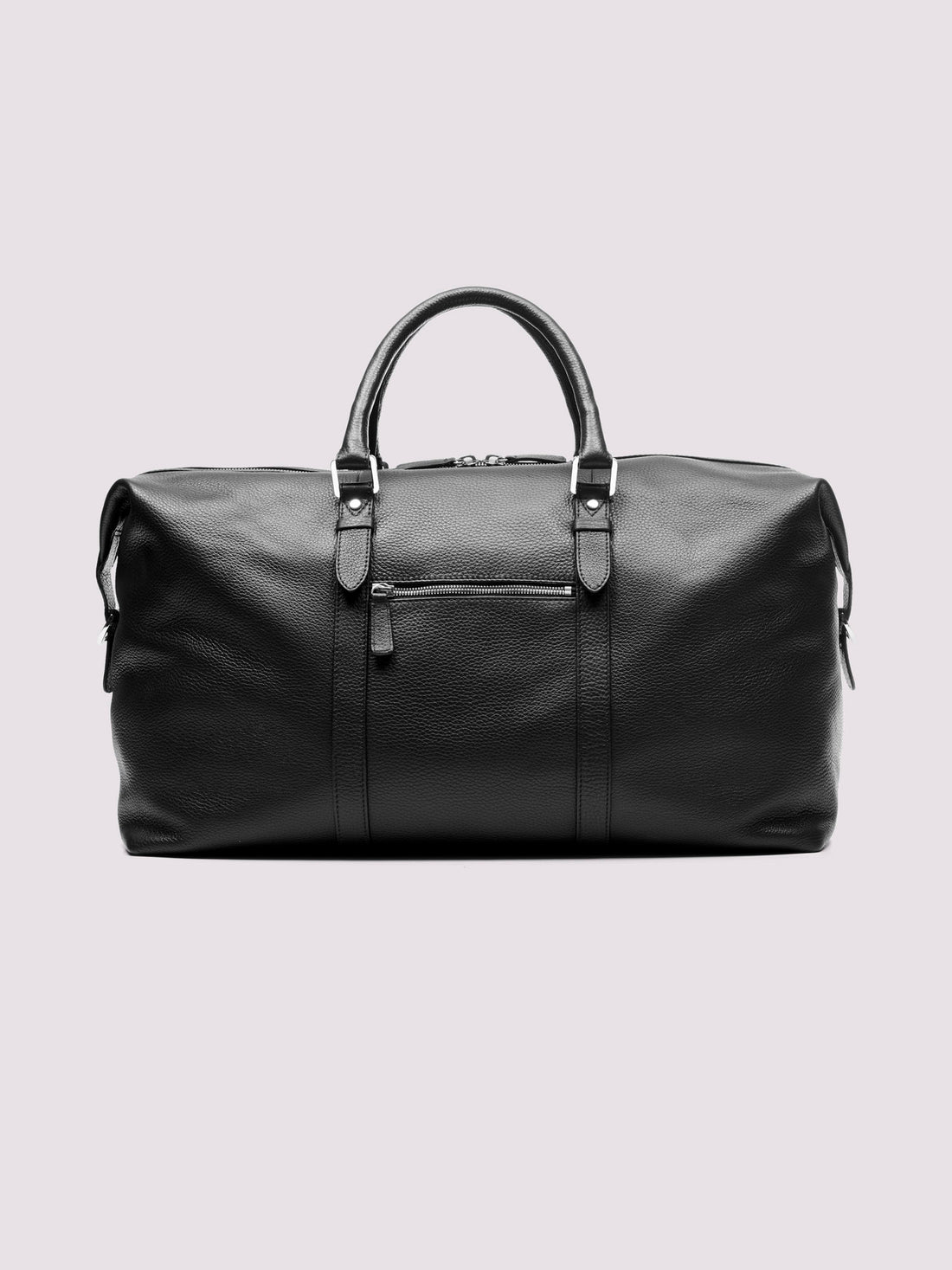 Weekend Leather in Holdall Black