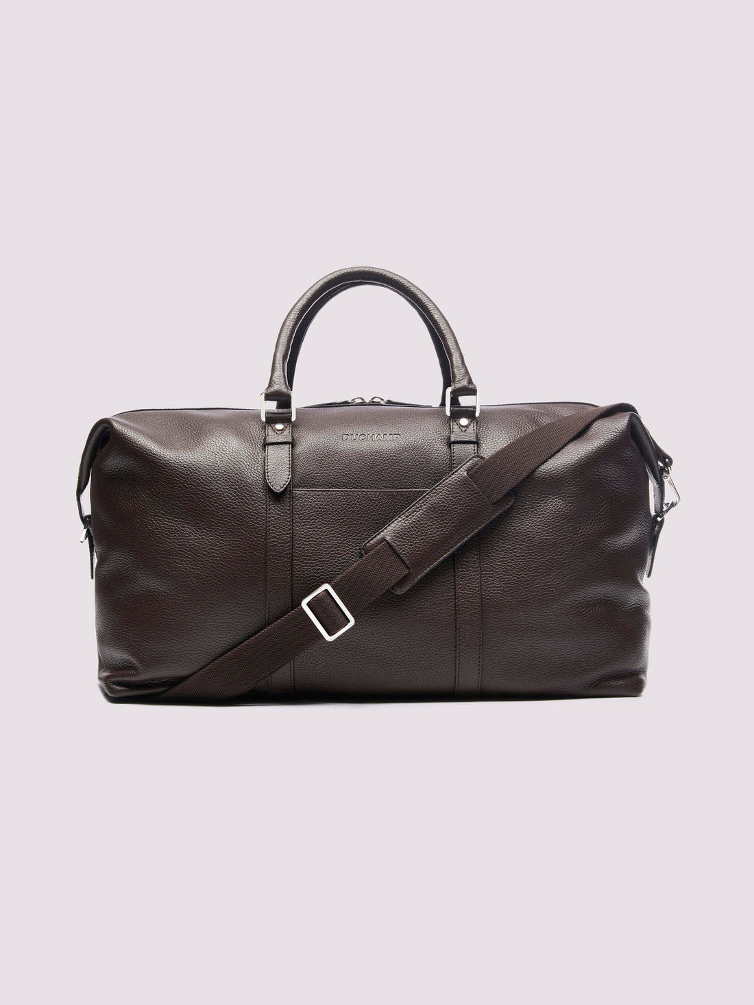 Weekend Leather Holdall in Dark Brown