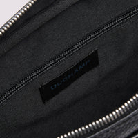 Duchamp Mens Leather Briefcase Black