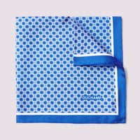 Geo Pocket Square in Blue