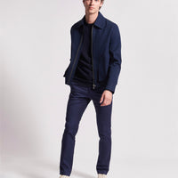 Harrington Blouson Jacket in Dark Navy