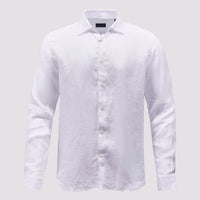 Duchamp Mens Long Sleeve Casual Shirt White