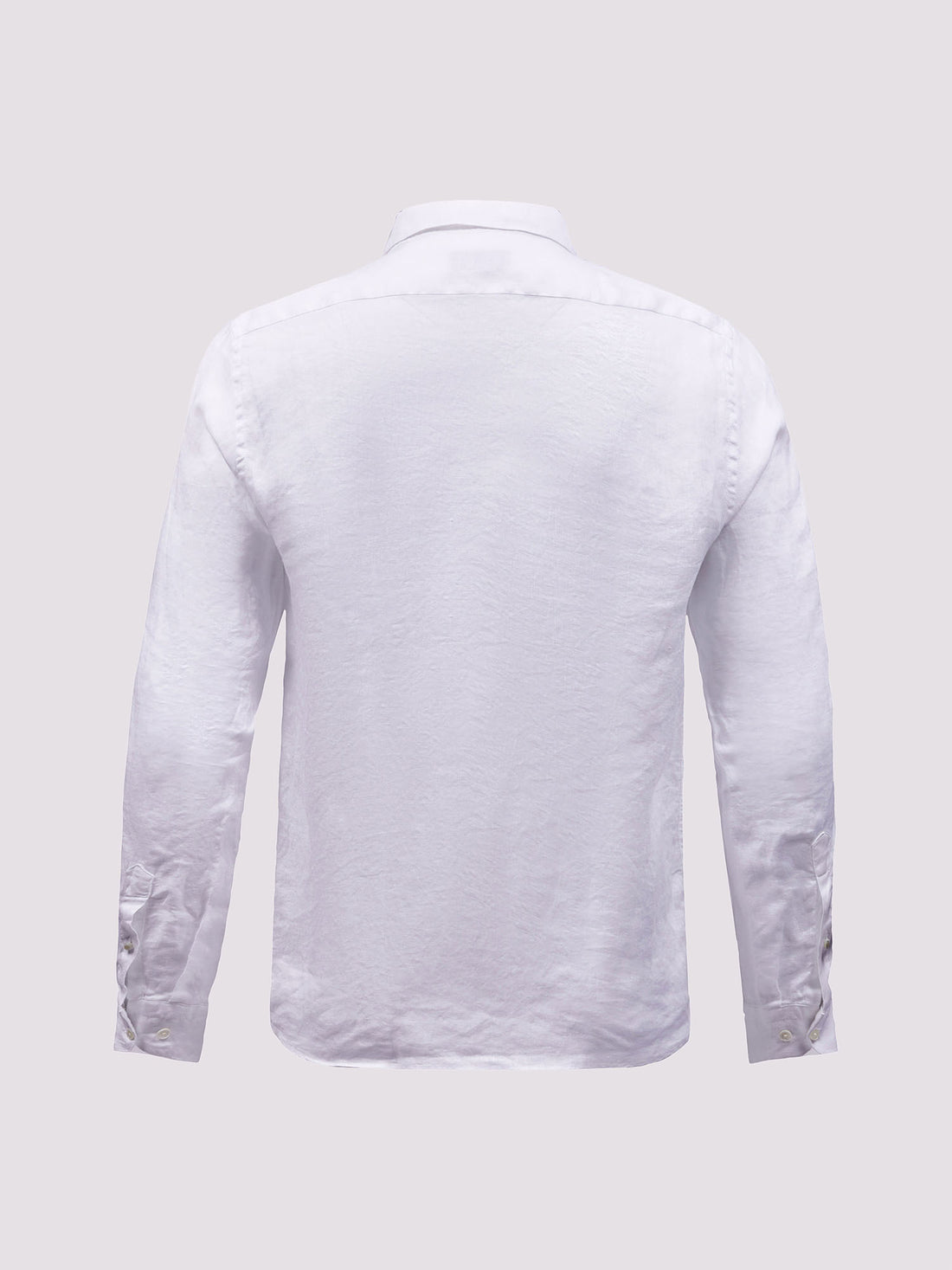 Duchamp Mens Long Sleeve Casual Shirt White