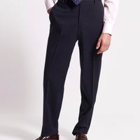 Single Breasted 2 Button Suit Trouser Medieval Blue