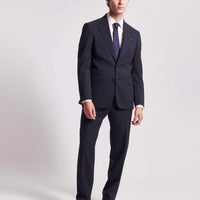 Single Breasted 2 Button Suit Trouser Medieval Blue