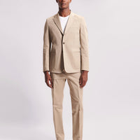 Duchamp Mens Single Breasted 3 Button Suit Jacket Plaza Taupe