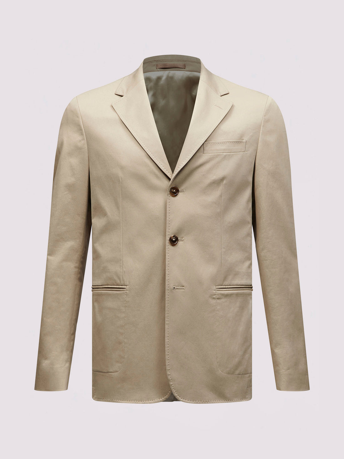 Duchamp Mens Single Breasted 3 Button Suit Jacket Plaza Taupe