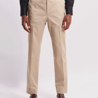 Single Breasted 3 Button Suit Trouser Plaza Taupe