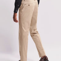 Single Breasted 3 Button Suit Trouser Plaza Taupe