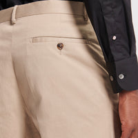 Single Breasted 3 Button Suit Trouser Plaza Taupe