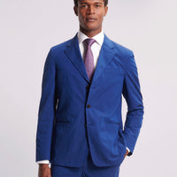 Duchamp Mens Single Breasted 3 Button Suit Jacket Medieval Blue