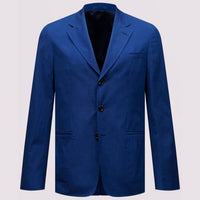 Duchamp Mens Single Breasted 3 Button Suit Jacket Medieval Blue