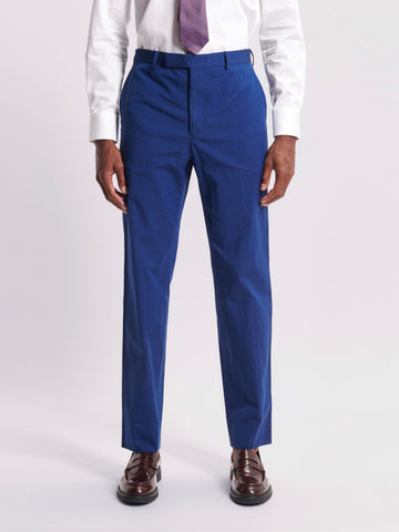 Single Breasted 3 Button Suit Trouser Medieval Blue