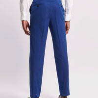 Single Breasted 3 Button Suit Trouser Medieval Blue