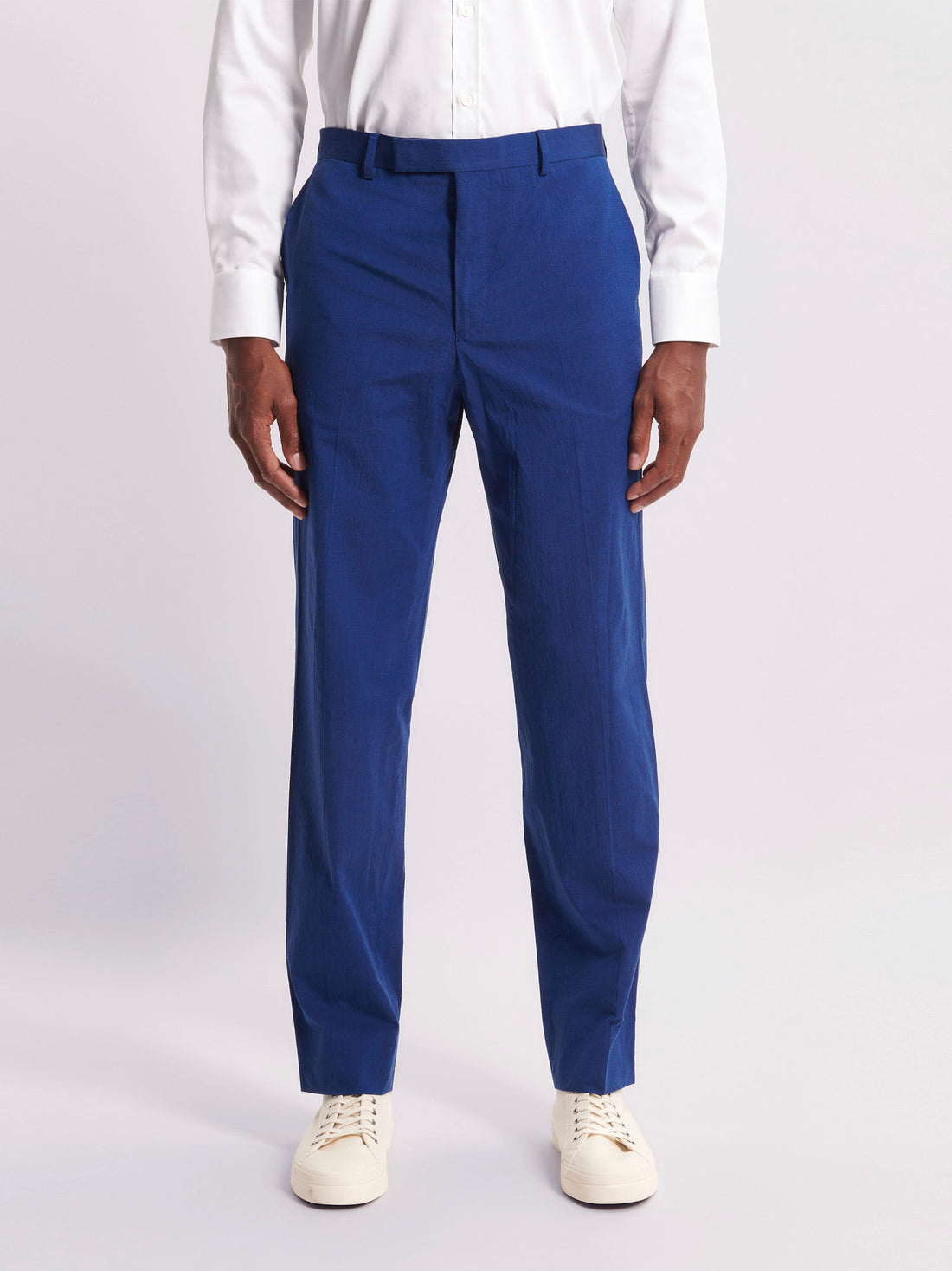 Single Breasted 3 Button Suit Trouser Medieval Blue