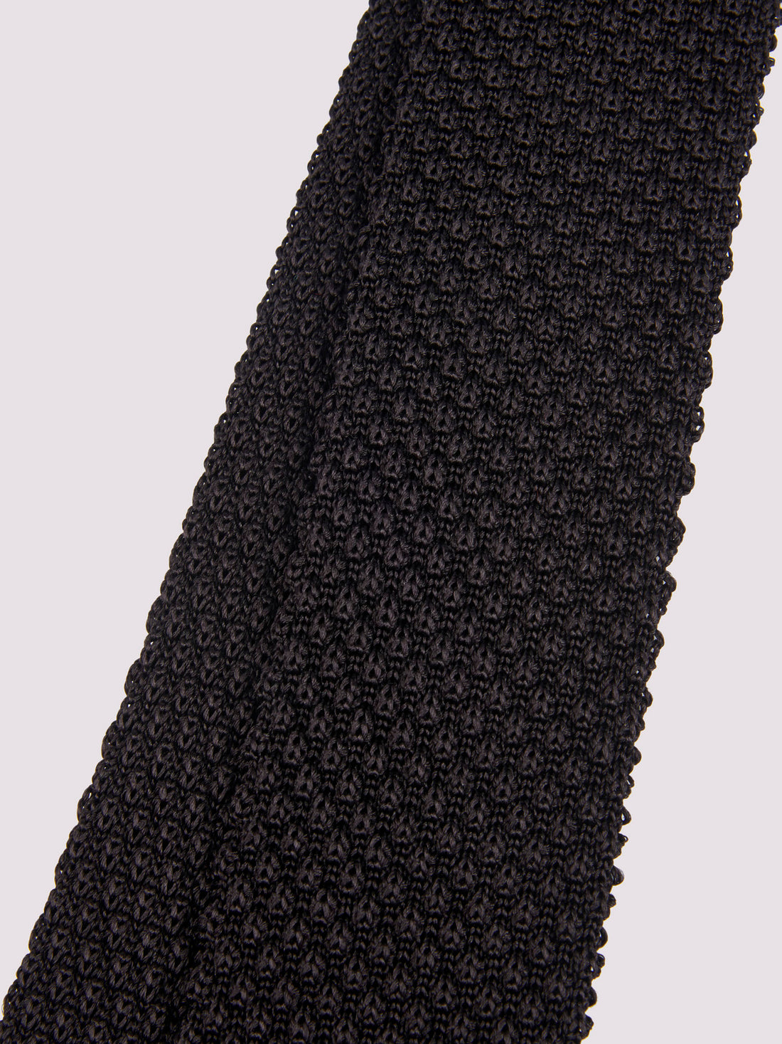 Duchamp 100% Silk Knitted Tie Black