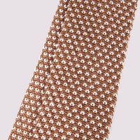 Duchamp 100% Silk Knitted Tie Foxtrot