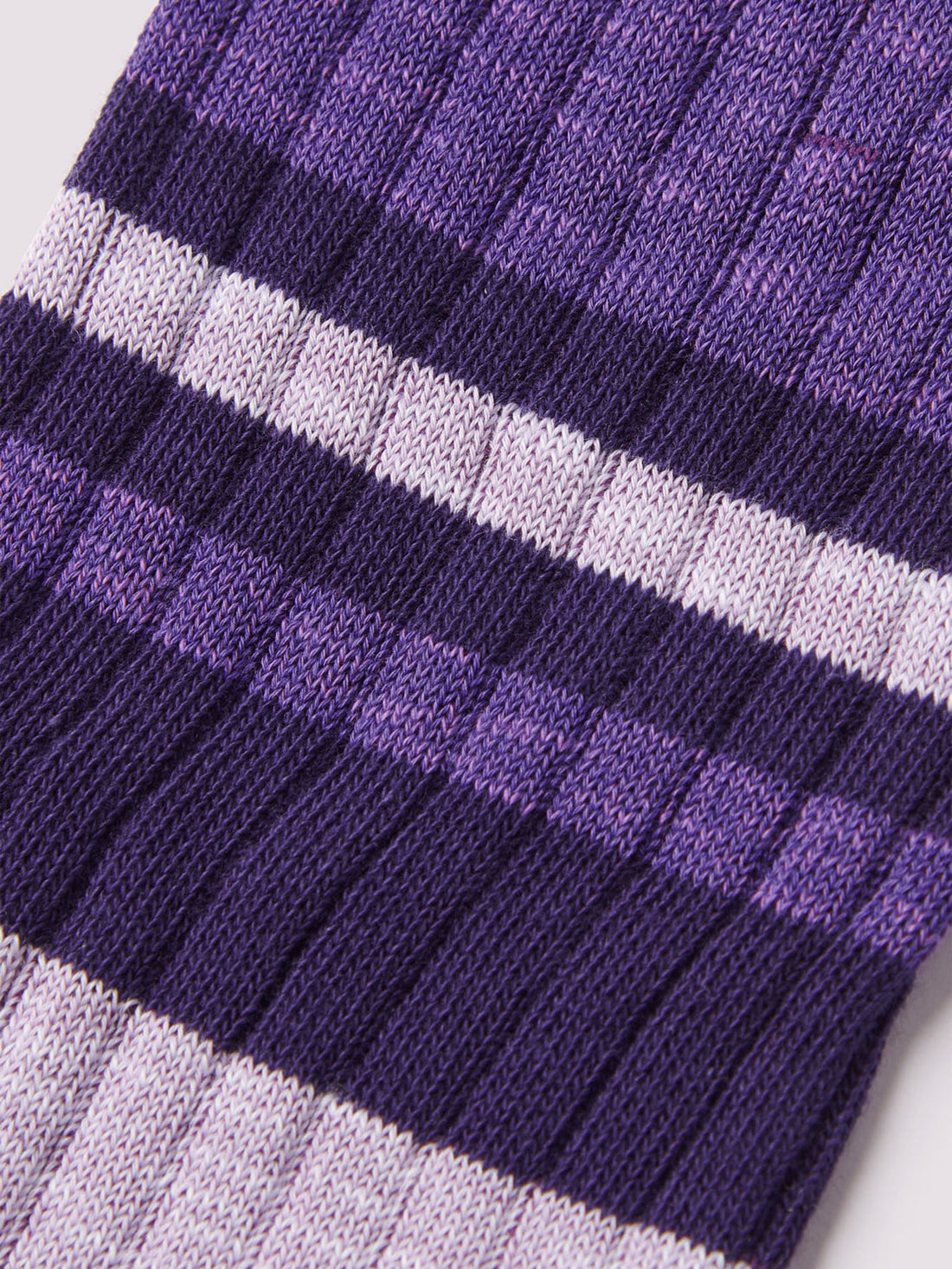 Melange Stripe Socks Petunia