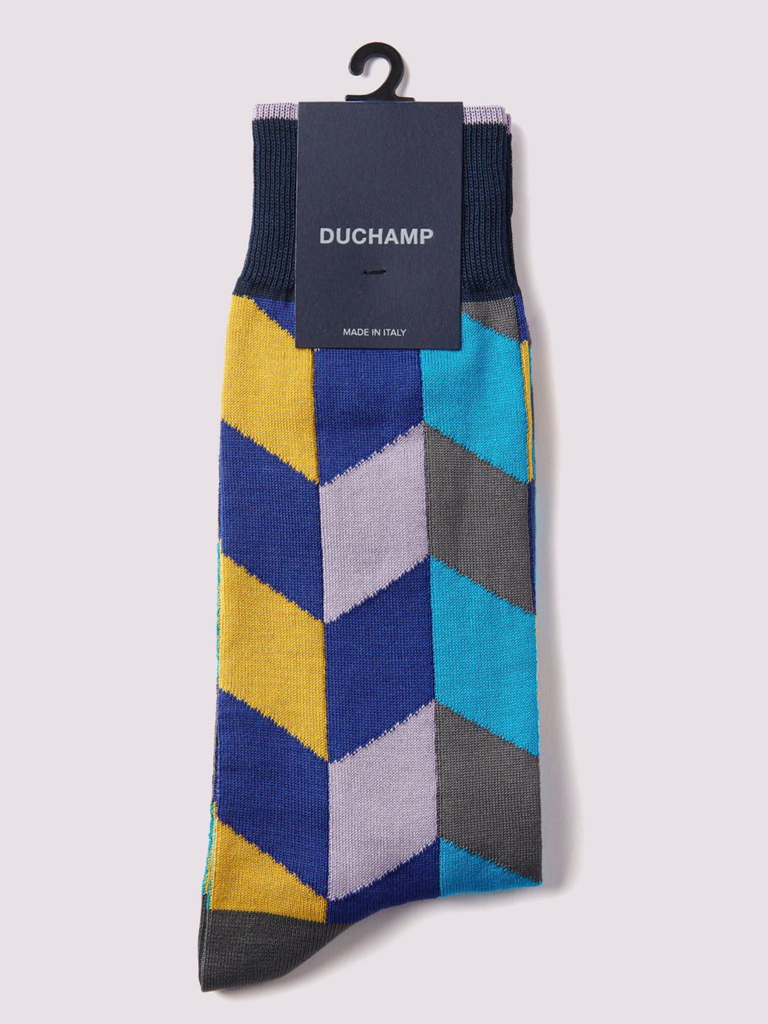 Harlequin Socks Blue Oxford