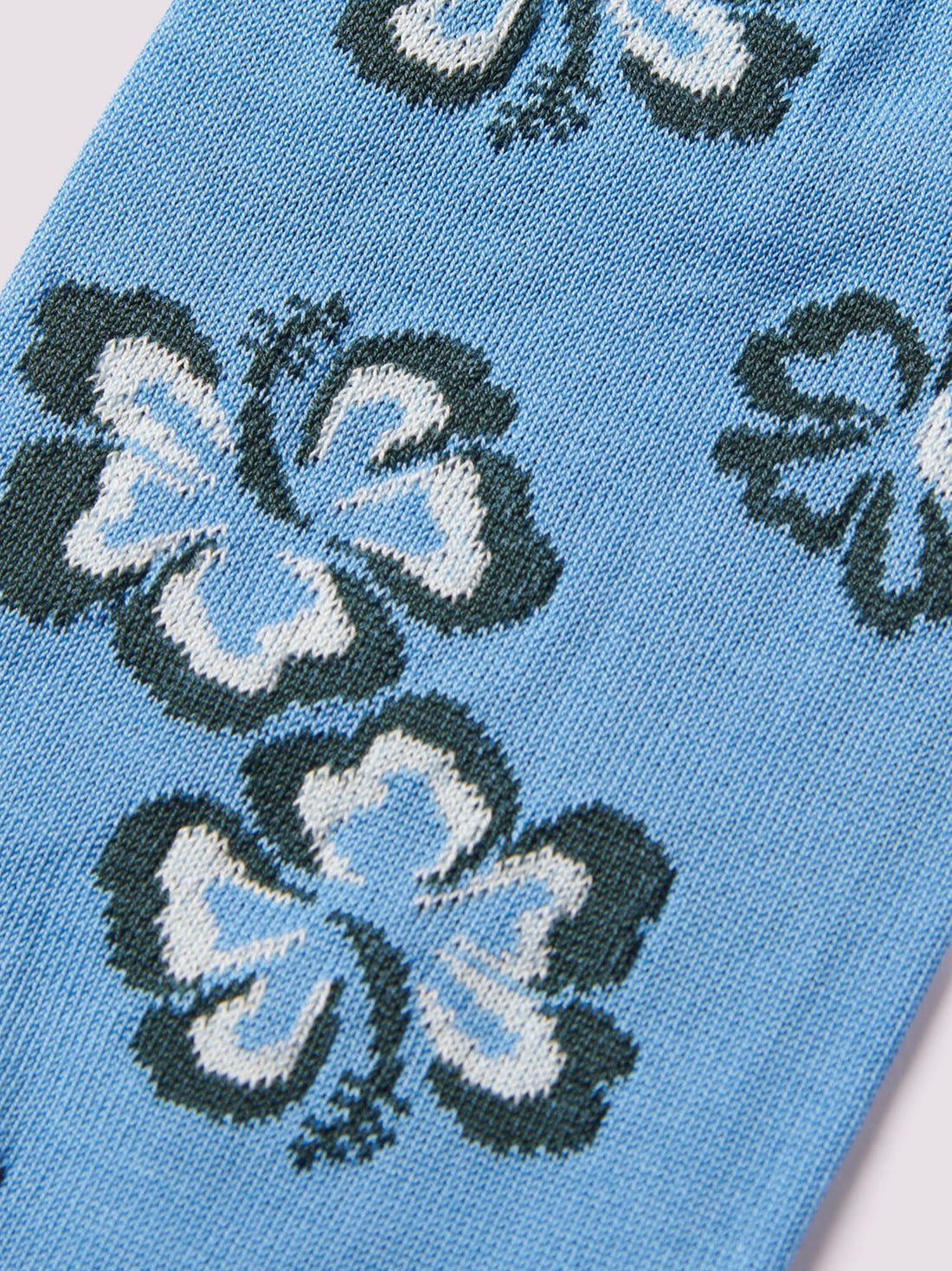 Hibiscus Floral Socks Kentucky Blue