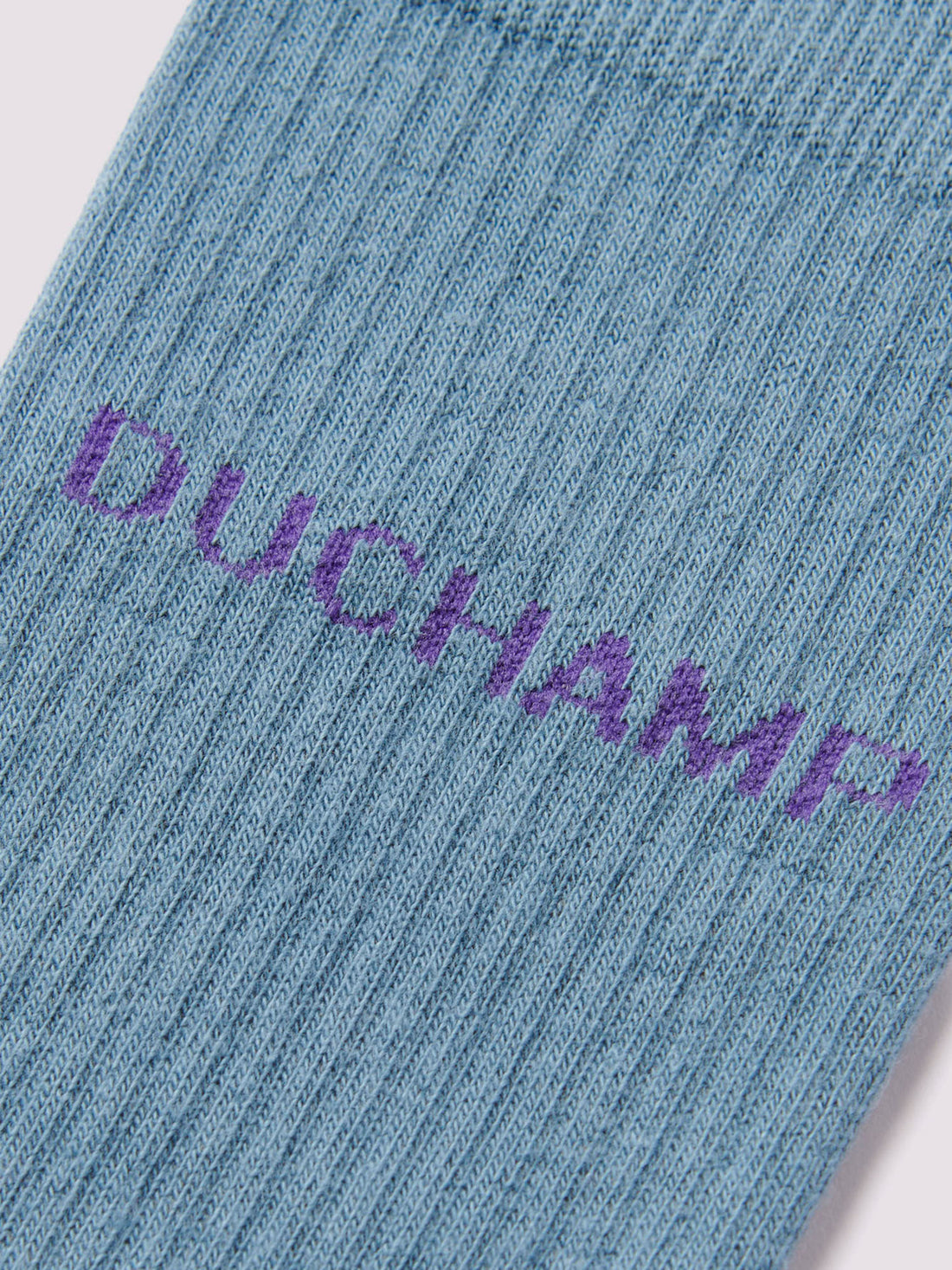 Heel Toe Ribbed Sports Socks in Pale Blue