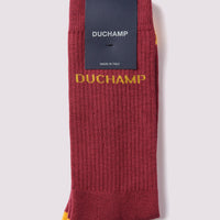 Heel Toe Ribbed Sports Socks Windsor Wine