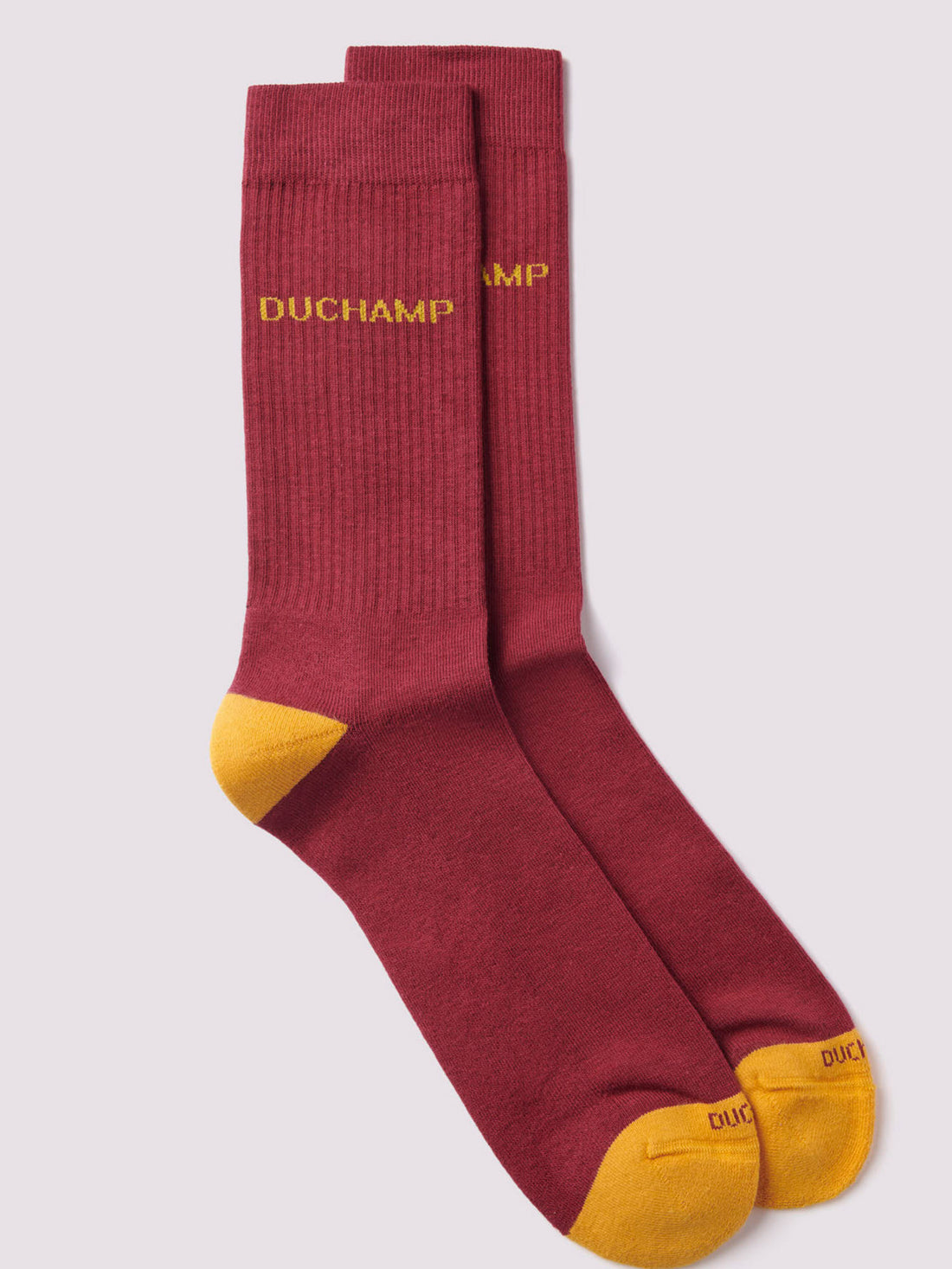 Heel Toe Ribbed Sports Socks in Windsor Wine