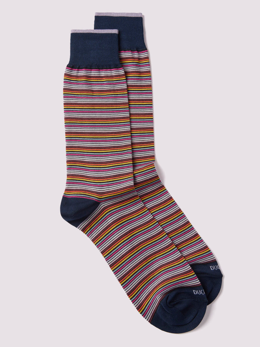 Platinum Stripe Socks Spectra Yellow