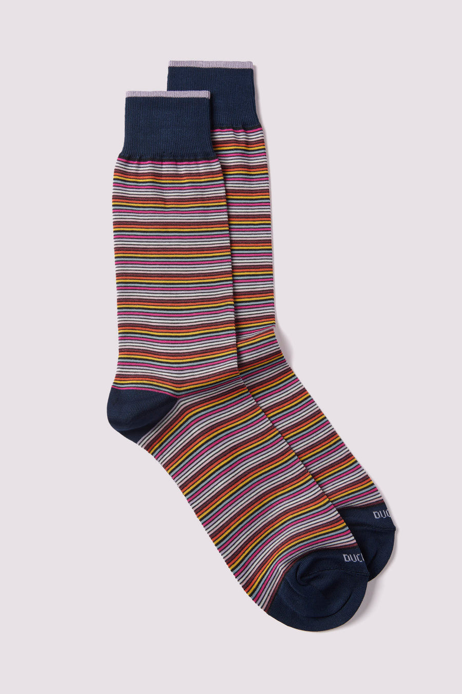 Platinum Stripe Socks in  Spectra Yellow