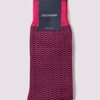 Mini Geo Socks Fuchsia