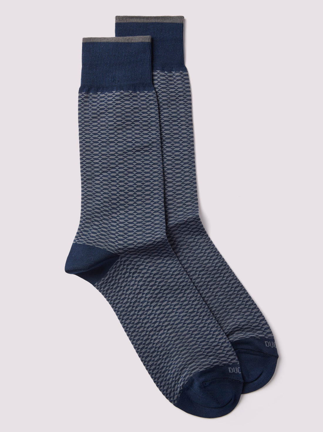 Mini Geo Socks in Dark Navy