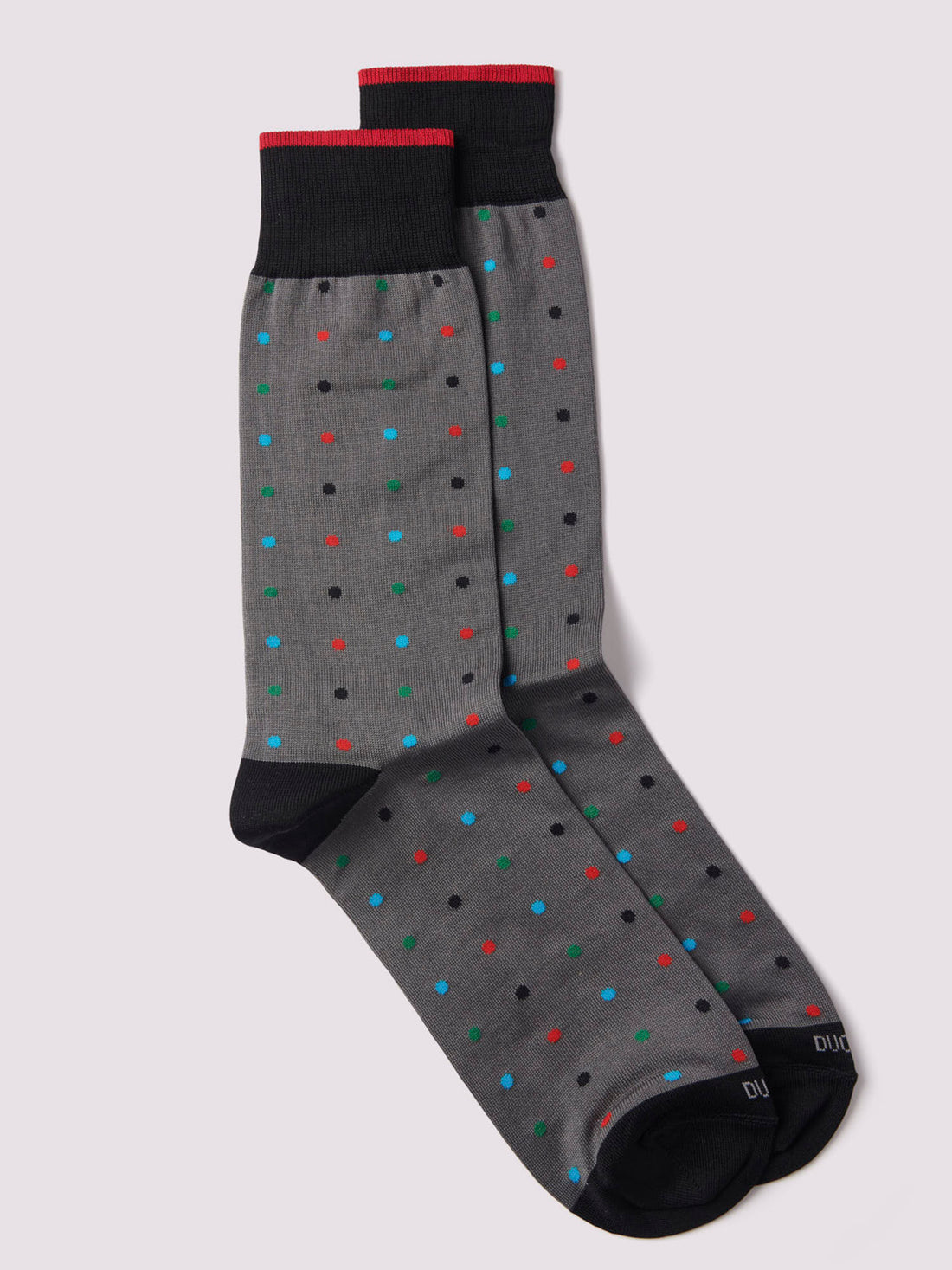 Multi Spot Socks in Monument