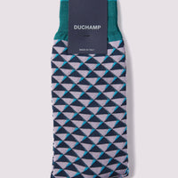 Diamond Geo Socks Wisteria