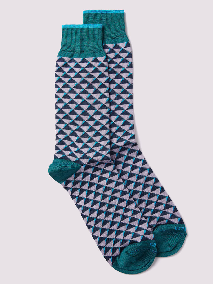 Diamond Geo Socks Wisteria