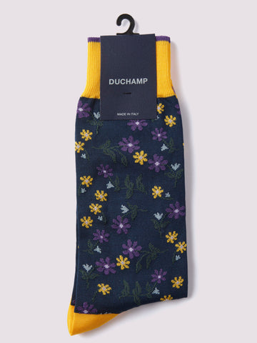 Garden Floral Socks Spectra Yellow