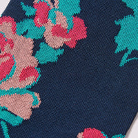 Floral Impression Socks in Fuchsia