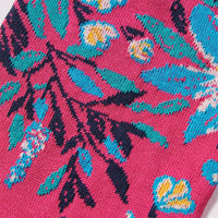 Mollie Floral Socks Fuchsia