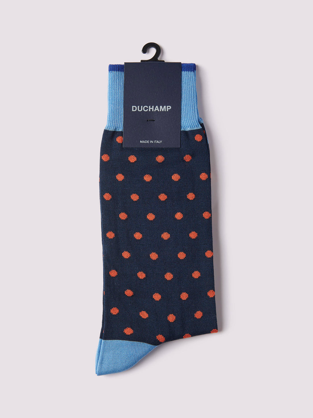 Spot Socks in Dark Navy