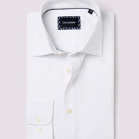 Poplin Stretch Shirt in White