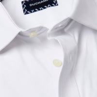 Poplin Stretch Shirt in White