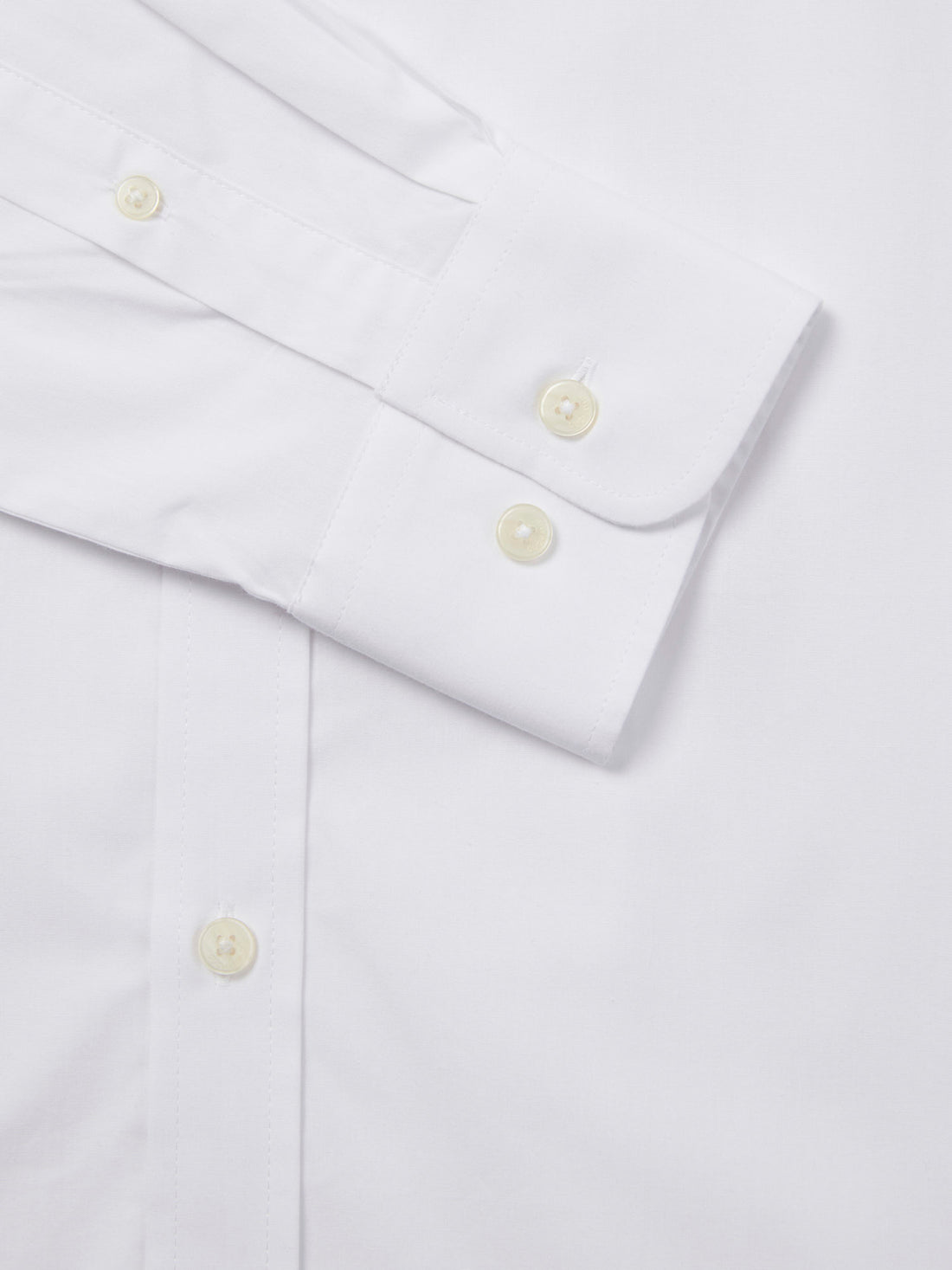 Poplin Stretch Shirt in White