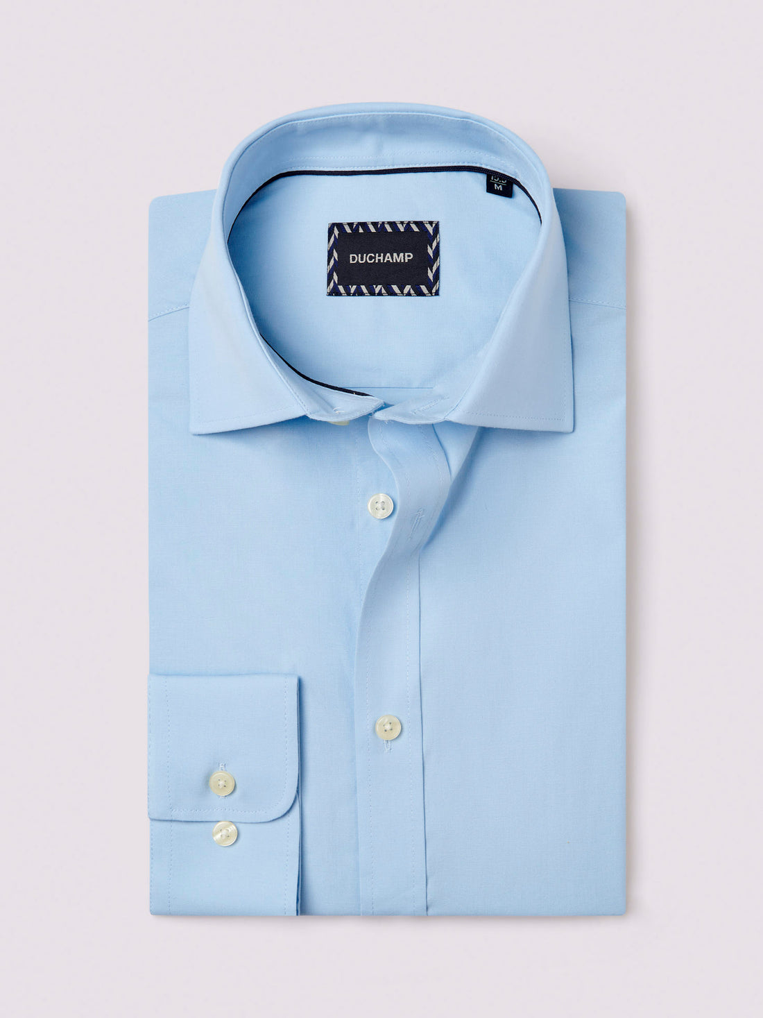 Poplin Stretch Shirt in Skyway