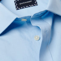 Poplin Stretch Shirt in Skyway