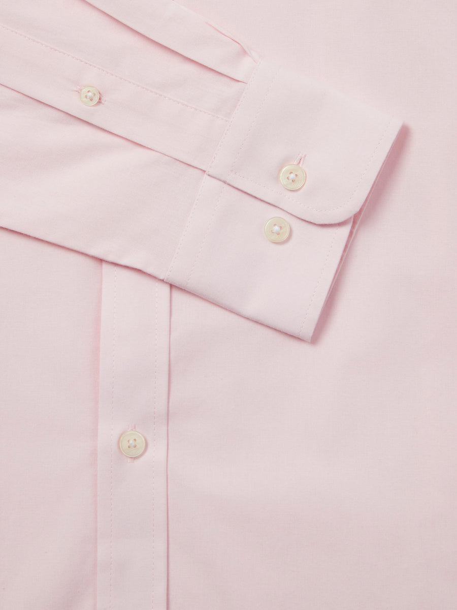 Poplin Stretch Shirt in Chalk Pink