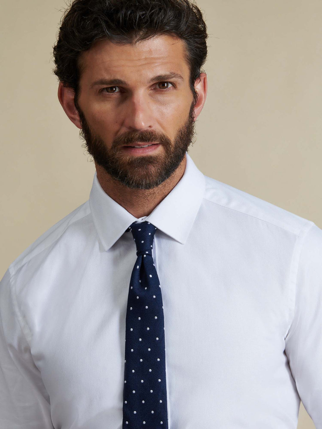 Duchamp Mens Royal Oxford Shirt White