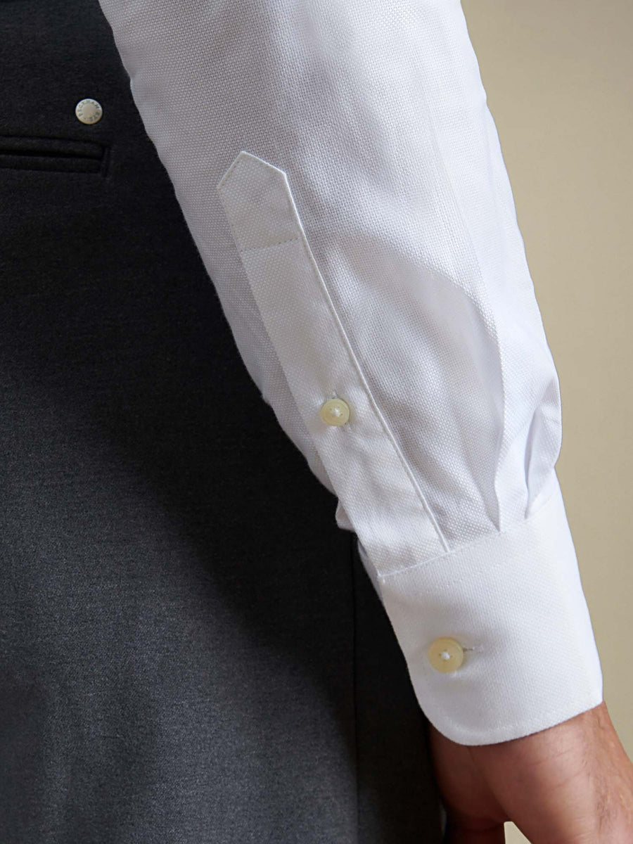 Duchamp Mens Royal Oxford Shirt White