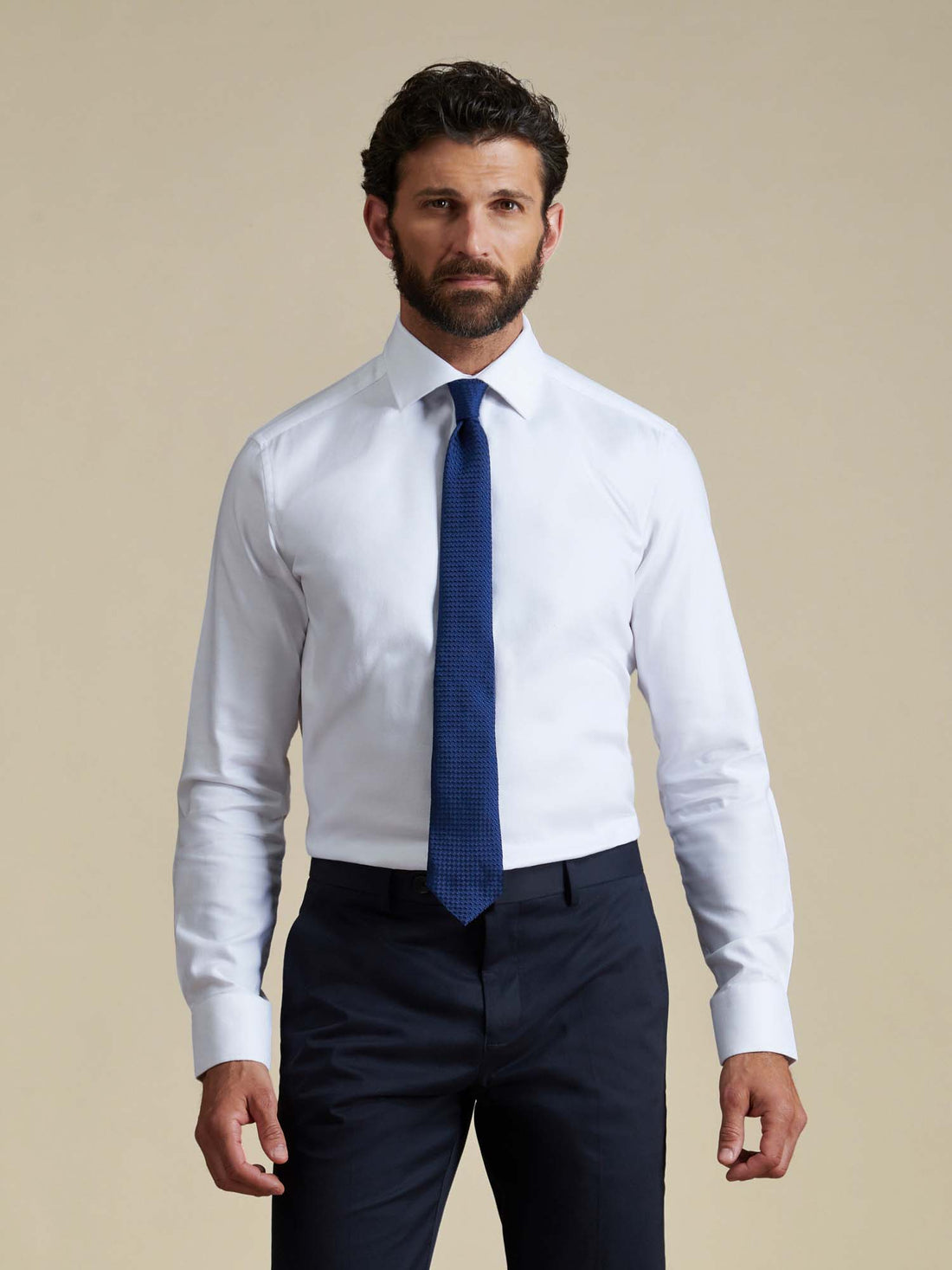 Duchamp Mens Royal Twill Shirt White